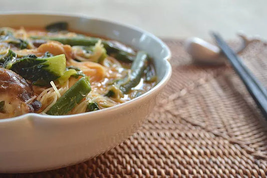 Vegetarian Red Thai Curry Soup