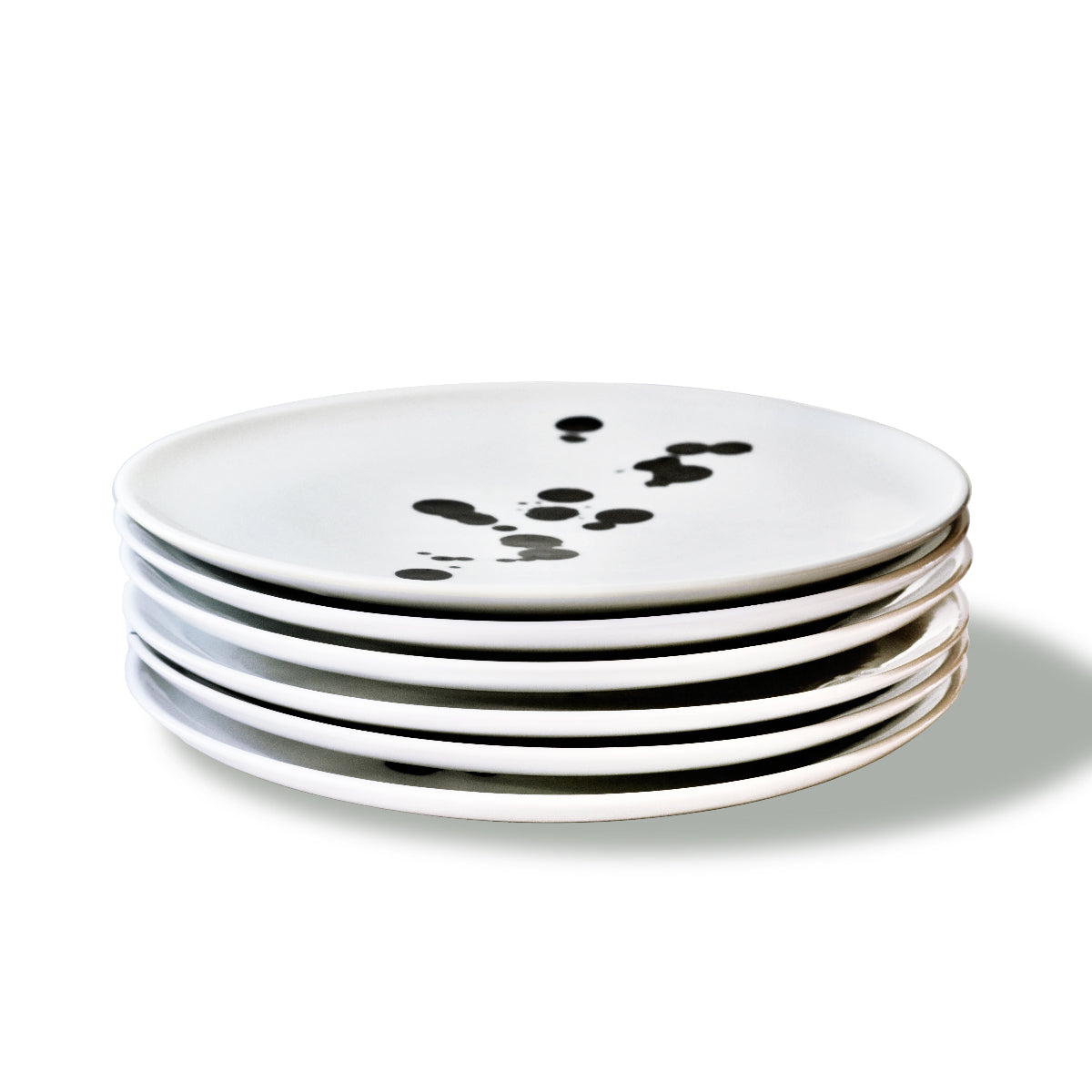 Juego de 6 placas de diseño de manchas de tinta Sumi-E (pedido personalizado)