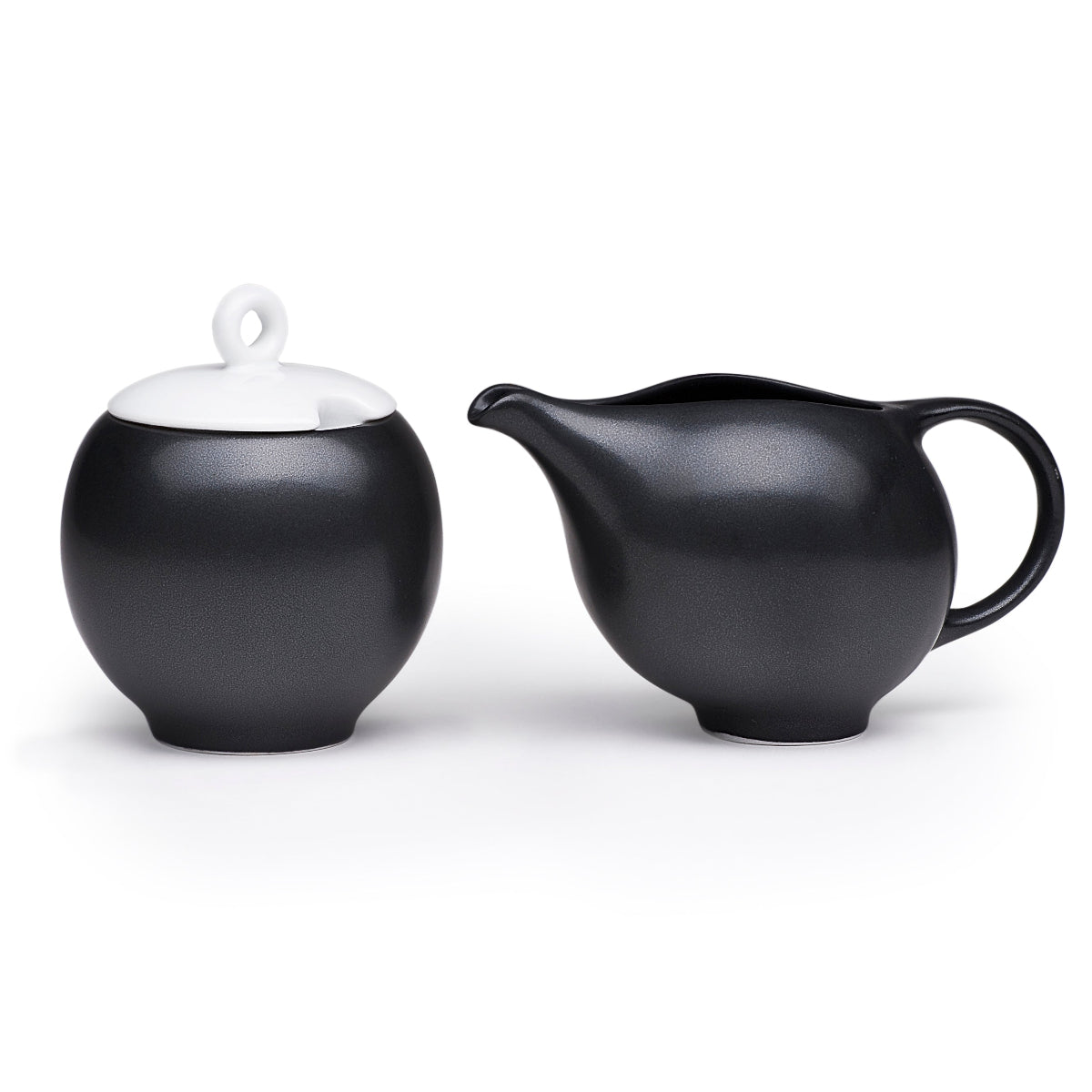 Eva 6-piece Tea Set - Modern Teaware Collection - Black
