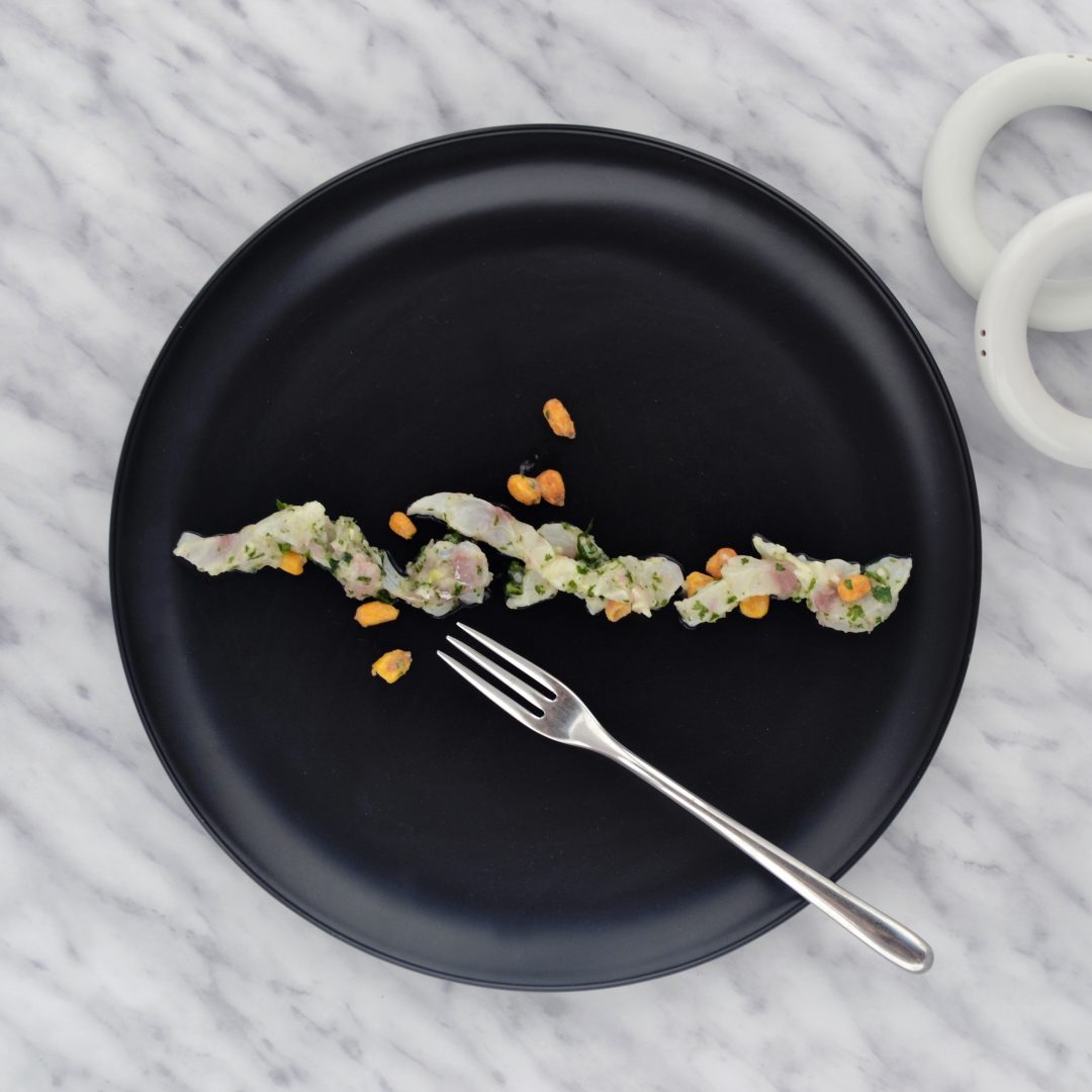 Set of 6 Eva plates white