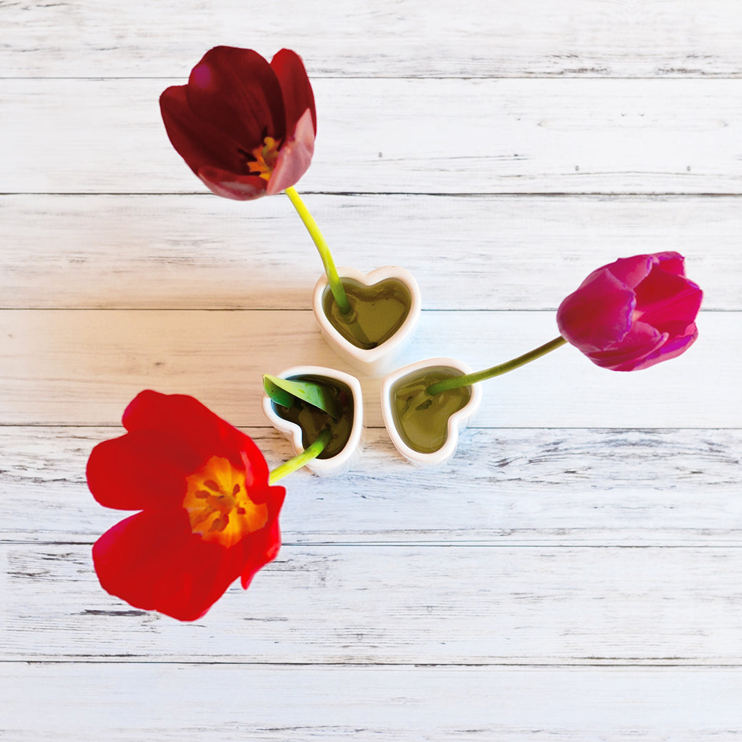HEART VASE TRIO