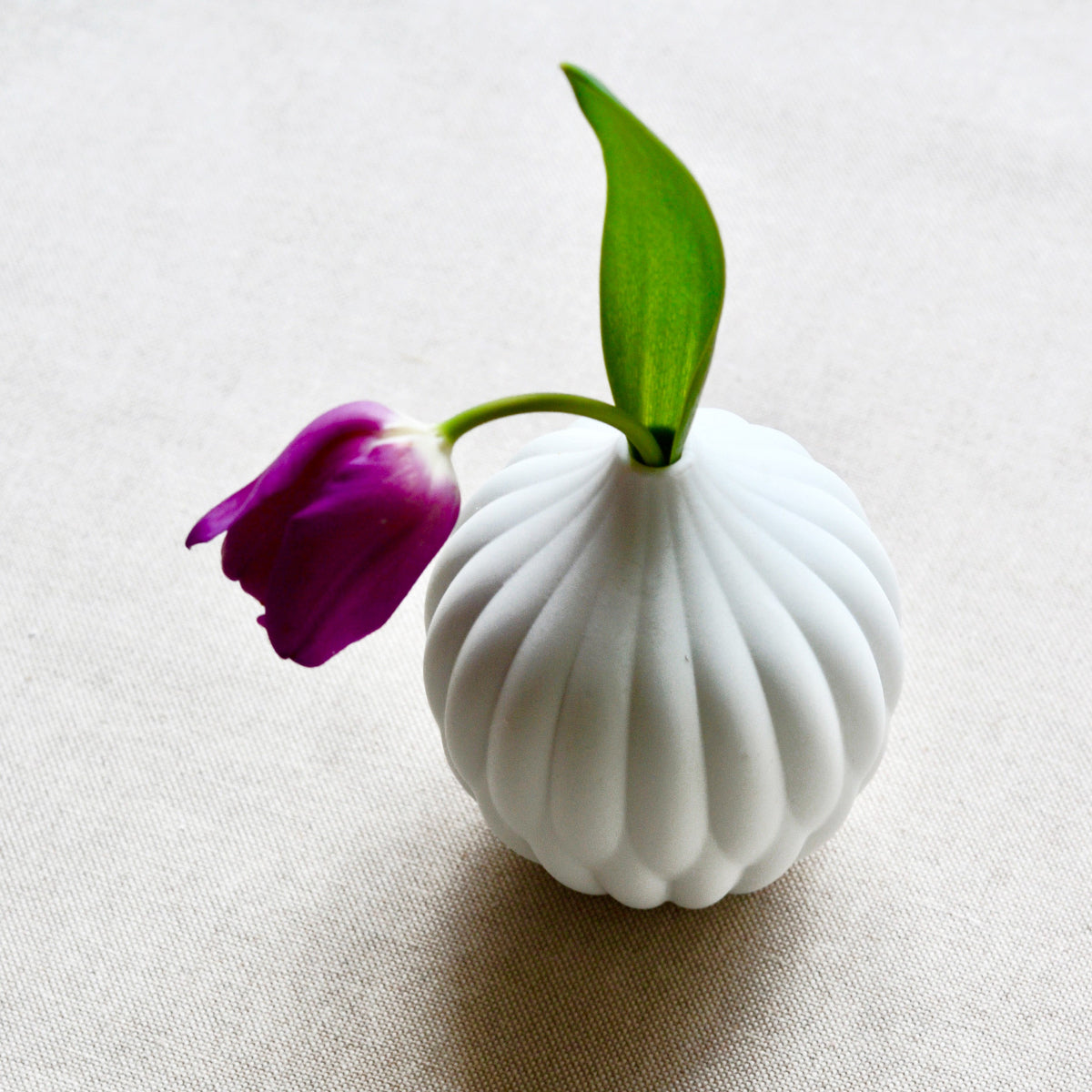 Petite Textured Porcelain Vase