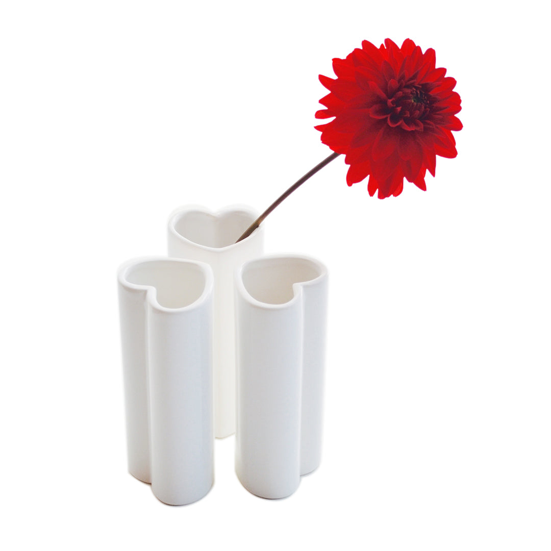 HEART VASE TRIO
