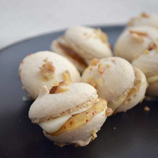 Savory Walnut Macarons