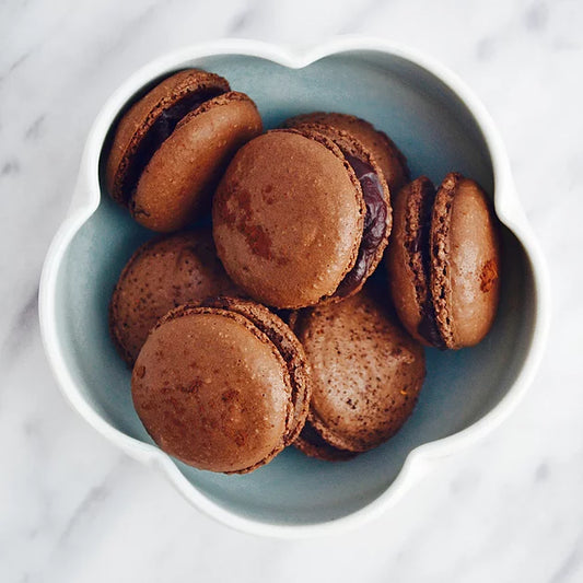 Chocolate-Ginger Macarons