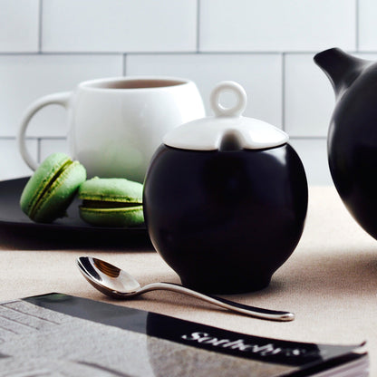 Eva Sugar Bowl & Creamer - Black