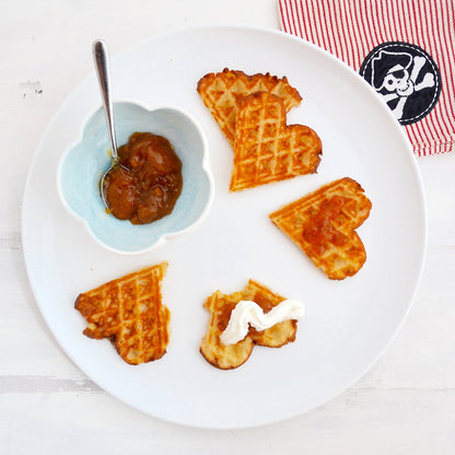 Eva platter - Modern Ceramic Serving Platter - White