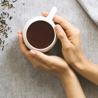 Eva teacups  - Modern Ceramic Teacups, Set of 2 - White