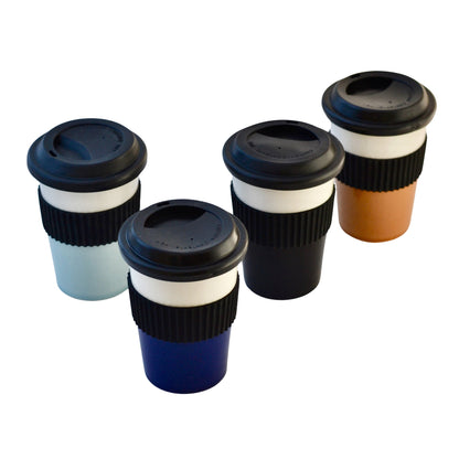 Ceramic travel tumbler eco porcelain microwave safe mug