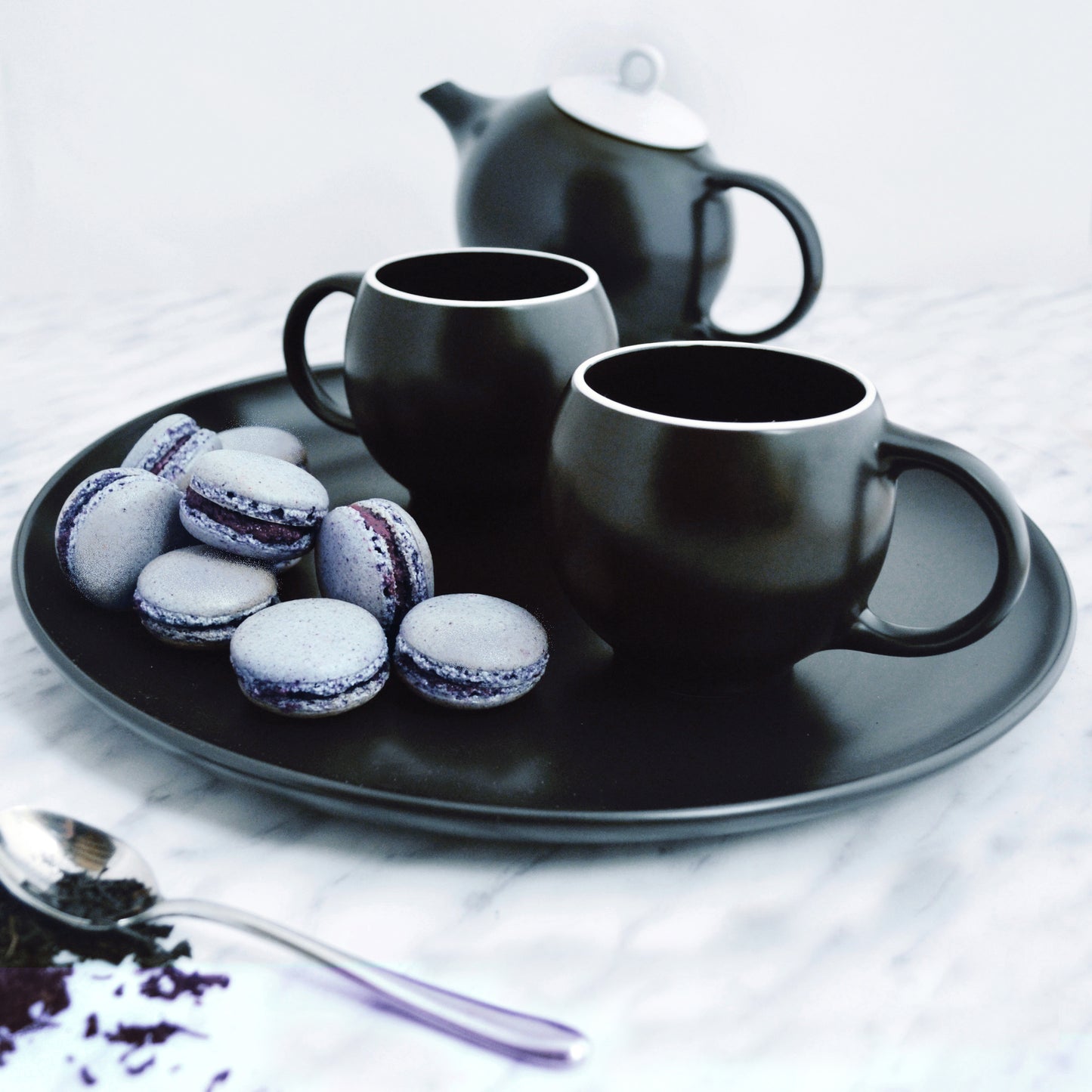 Eva 6-piece Tea Set - Black