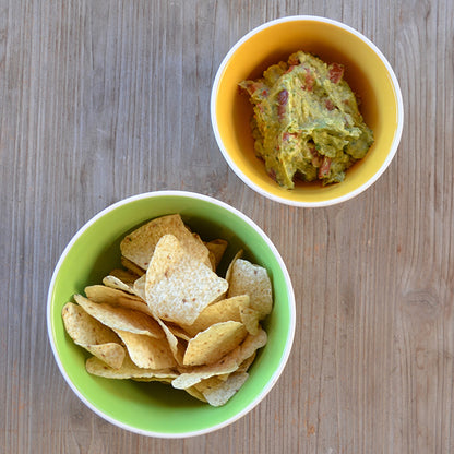 Handmade textured ceramic serving bowls set of three