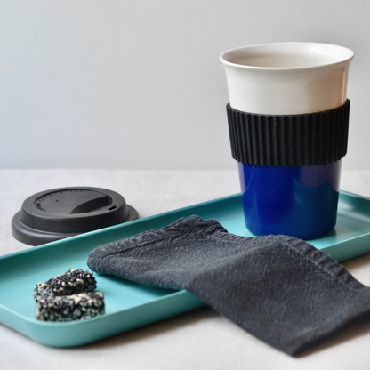 ECO TRAVEL TUMBLER - Reusable Porcelain Mug - COBALT