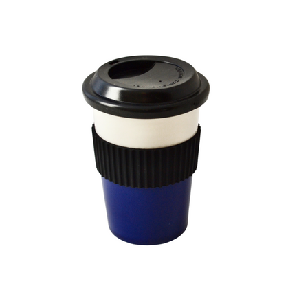 ECO TRAVEL TUMBLER - Reusable Porcelain Mug - COBALT