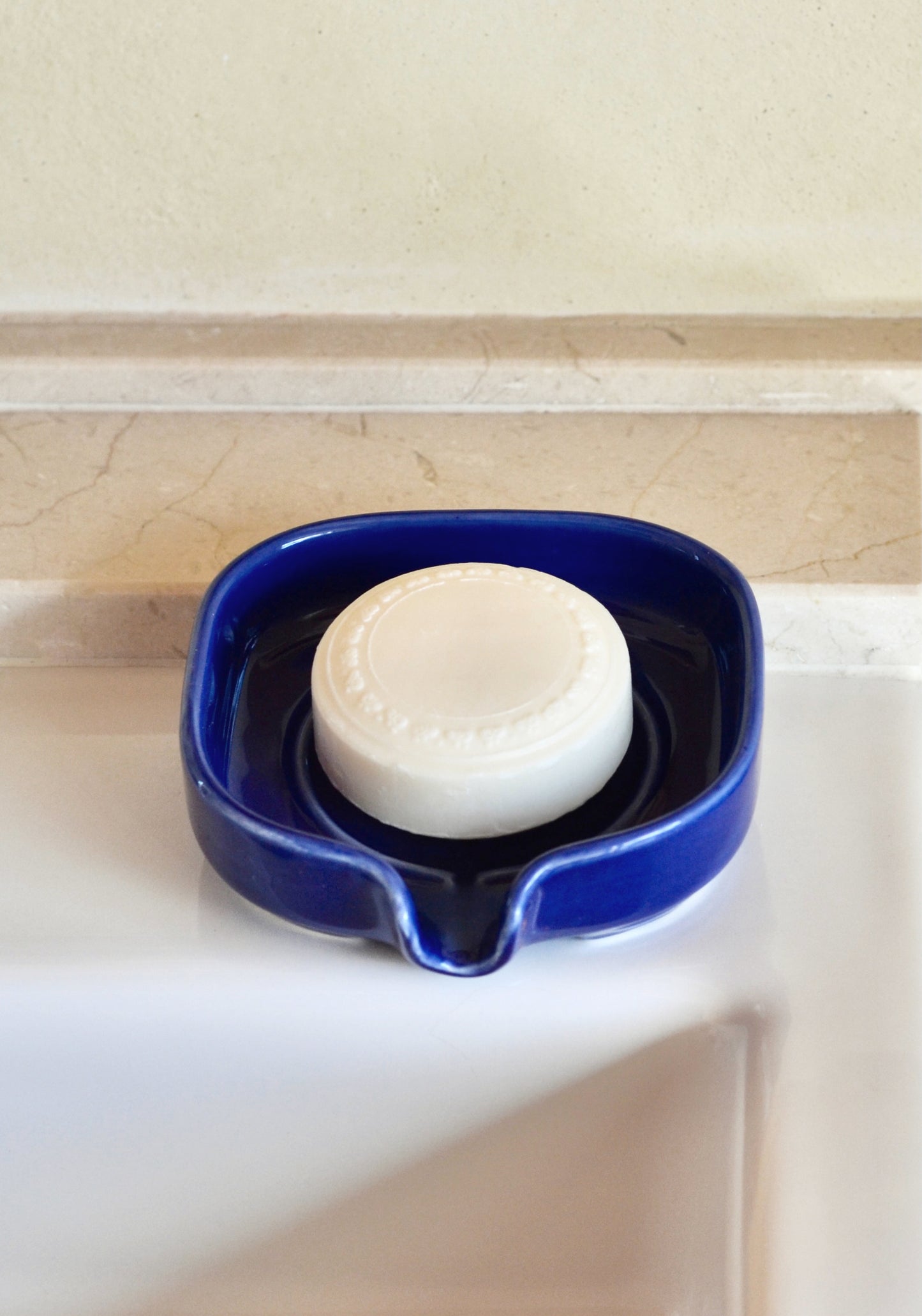 Self Draining Soapdish - Cobalt Blue