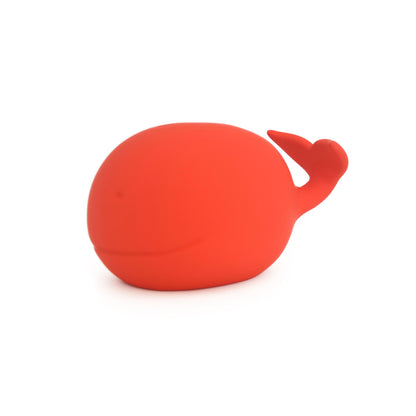 SAVE THE WHALES bank - Money Bank for Kids - red