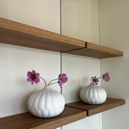 Jarrón grande de porcelana texturizada