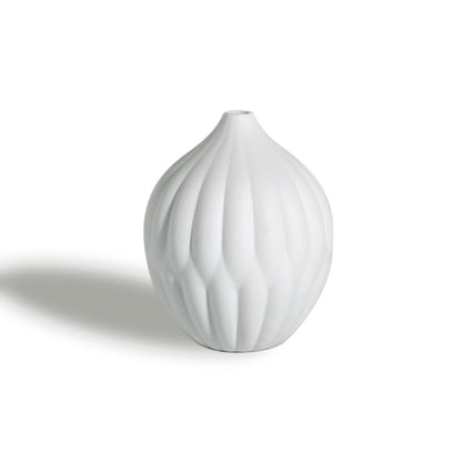 Pequeño jarrón de porcelana texturizada