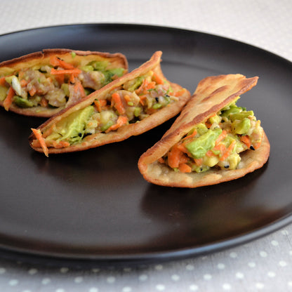 Matte black ceramic dinner plate with wide stoneware surface